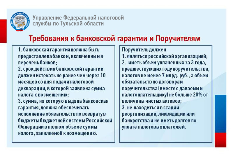 Заявительный порядок возмещения ндс в 2024 году. Банковская гарантия налог. Банковская гарантия по налоговому кодексу. Гарантия ИФНС. Банковская гарантия на возмещение НДС.