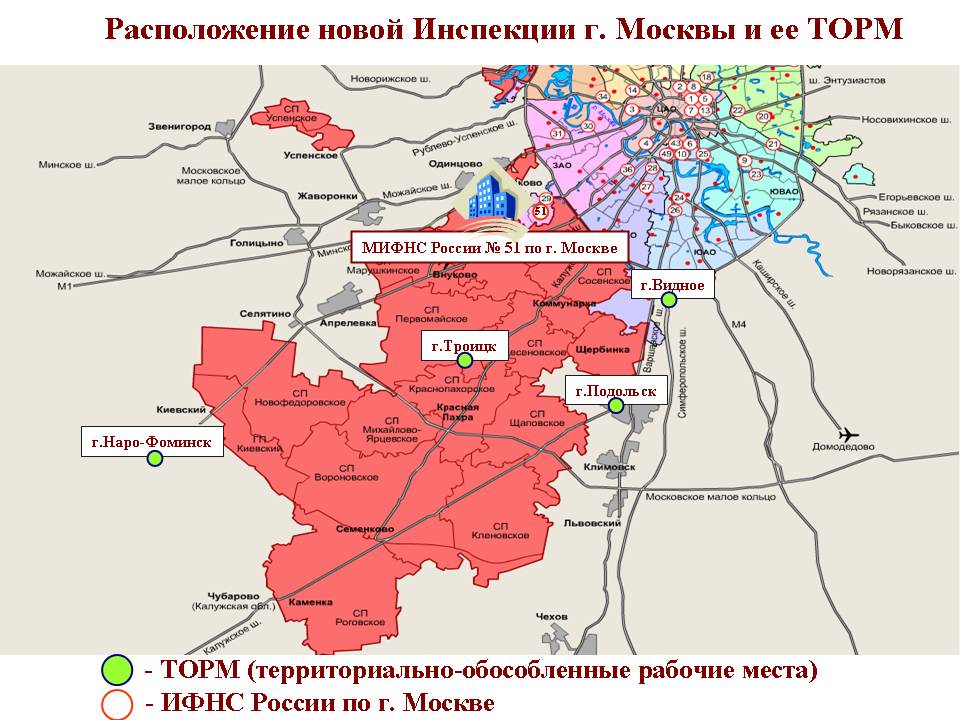 Карта москвы территория границы